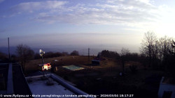 Pohled na jih, hrad Trosky