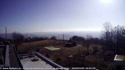 Pohled na jih, hrad Trosky