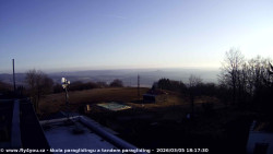 Pohled na jih, hrad Trosky