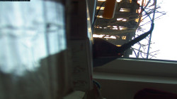 Pohled na jih, hrad Trosky