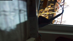 Pohled na jih, hrad Trosky