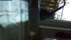 Pohled na jih, hrad Trosky