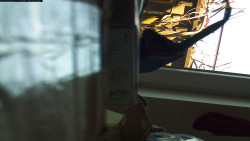 Pohled na jih, hrad Trosky