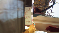 Pohled na jih, hrad Trosky