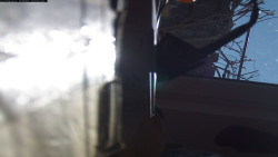 Pohled na jih, hrad Trosky