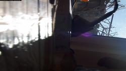 Pohled na jih, hrad Trosky