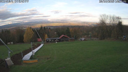 Spodní část sjezdovky