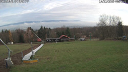 Spodní část sjezdovky