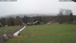 Spodní část sjezdovky