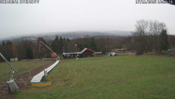 Spodní část sjezdovky