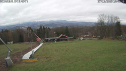 Spodní část sjezdovky