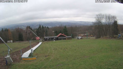 Spodní část sjezdovky