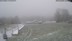 Spodní část sjezdovky