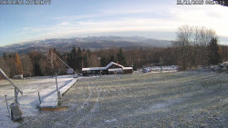 Spodní část sjezdovky