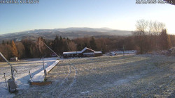 Spodní část sjezdovky