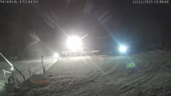 Spodní část sjezdovky