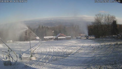 Spodní část sjezdovky