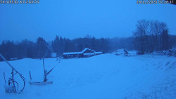 Spodní část sjezdovky