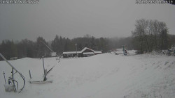 Spodní část sjezdovky