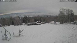 Spodní část sjezdovky