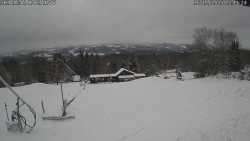 Spodní část sjezdovky