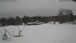 Spodní část sjezdovky