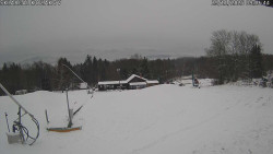 Spodní část sjezdovky