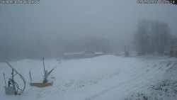 Spodní část sjezdovky