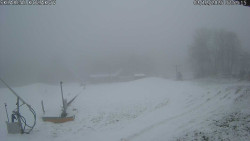 Spodní část sjezdovky