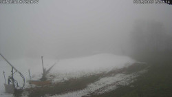 Spodní část sjezdovky