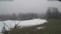 Spodní část sjezdovky