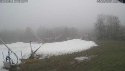 Spodní část sjezdovky