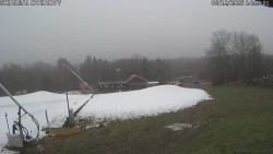 Spodní část sjezdovky