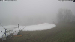 Spodní část sjezdovky