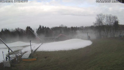 Spodní část sjezdovky