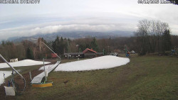 Spodní část sjezdovky