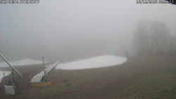 Spodní část sjezdovky