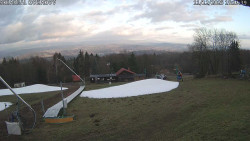 Spodní část sjezdovky