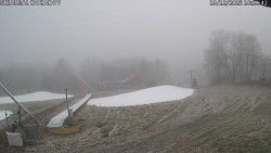 Spodní část sjezdovky