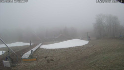 Spodní část sjezdovky