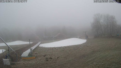 Spodní část sjezdovky