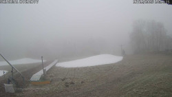 Spodní část sjezdovky