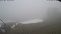 Spodní část sjezdovky