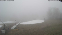 Spodní část sjezdovky