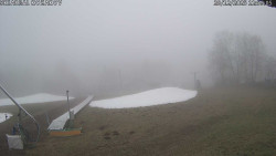 Spodní část sjezdovky