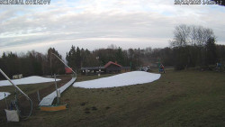 Spodní část sjezdovky