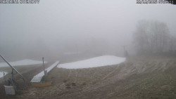 Spodní část sjezdovky