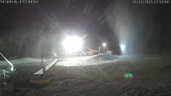 Spodní část sjezdovky