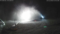 Spodní část sjezdovky