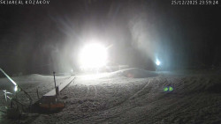 Spodní část sjezdovky